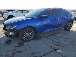 Salvage cars for sale at Grand Prairie, TX auction: 2021 Honda Civic EX