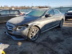 Salvage cars for sale at Pennsburg, PA auction: 2017 Mercedes-Benz C 300 4matic