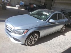 Salvage cars for sale at Kansas City, KS auction: 2015 Mercedes-Benz C 300 4matic