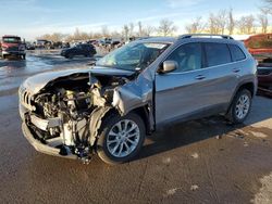 Salvage cars for sale at Bridgeton, MO auction: 2019 Jeep Cherokee Latitude