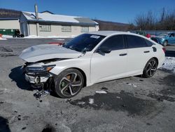 Salvage cars for sale at Grantville, PA auction: 2019 Honda Accord Sport