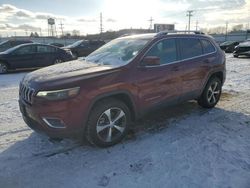 Salvage cars for sale from Copart Chicago Heights, IL: 2019 Jeep Cherokee Limited