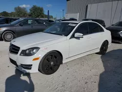 Salvage cars for sale at Apopka, FL auction: 2014 Mercedes-Benz C 250