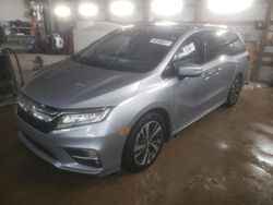 Honda Odyssey salvage cars for sale: 2018 Honda Odyssey Elite