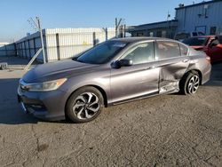 Honda Accord ex salvage cars for sale: 2016 Honda Accord EX