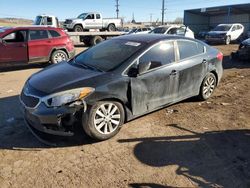 Salvage cars for sale at Colorado Springs, CO auction: 2016 KIA Forte LX