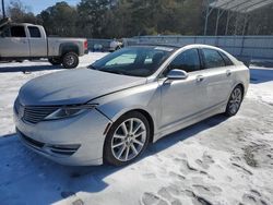 Salvage cars for sale at Savannah, GA auction: 2016 Lincoln MKZ