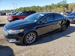 Salvage cars for sale at Greenwell Springs, LA auction: 2017 Ford Fusion SE