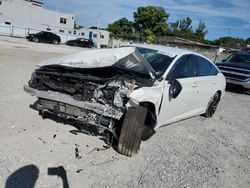 Salvage cars for sale at Opa Locka, FL auction: 2022 Honda Accord Sport SE