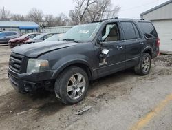 Salvage cars for sale from Copart Wichita, KS: 2007 Ford Expedition Limited