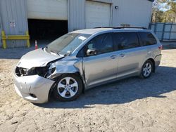 Salvage cars for sale at Austell, GA auction: 2015 Toyota Sienna LE