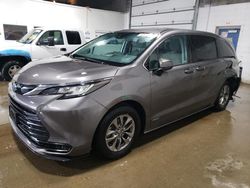 Vehiculos salvage en venta de Copart Blaine, MN: 2021 Toyota Sienna LE