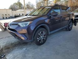 Salvage cars for sale at Hueytown, AL auction: 2016 Toyota Rav4 LE