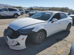 Salvage cars for sale at Las Vegas, NV auction: 2023 Hyundai Sonata Hybrid