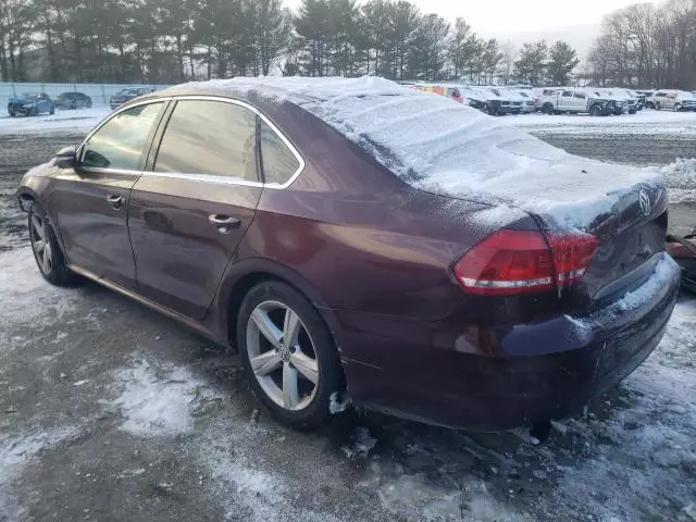 2012 Volkswagen Passat SE