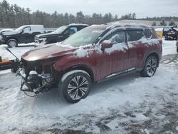 Salvage cars for sale at Windham, ME auction: 2021 Nissan Rogue SV