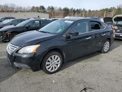 Salvage cars for sale at Exeter, RI auction: 2013 Nissan Sentra S