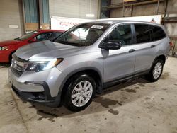 Salvage cars for sale at Eldridge, IA auction: 2019 Honda Pilot LX