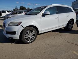 Salvage cars for sale at auction: 2013 Audi Q7 Premium Plus