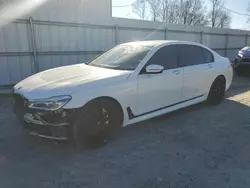 BMW salvage cars for sale: 2016 BMW 750 XI