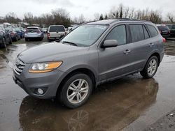 Salvage cars for sale at Woodburn, OR auction: 2010 Hyundai Santa FE Limited