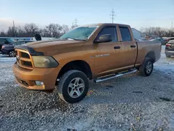 Salvage cars for sale from Copart Columbus, OH: 2012 Dodge RAM 1500 ST