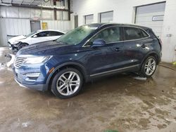 Carros salvage a la venta en subasta: 2017 Lincoln MKC Reserve