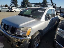 Salvage cars for sale at Vallejo, CA auction: 2006 Nissan Titan XE