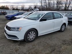 Salvage cars for sale at Windsor, NJ auction: 2015 Volkswagen Jetta Base