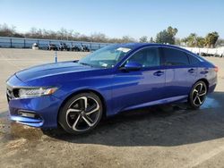 Salvage cars for sale from Copart Fresno, CA: 2020 Honda Accord Sport