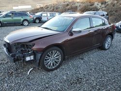 Salvage cars for sale at Reno, NV auction: 2012 Chrysler 200 Limited