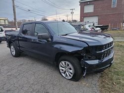 Salvage cars for sale at North Billerica, MA auction: 2022 Chevrolet Silverado LTD K1500 Custom