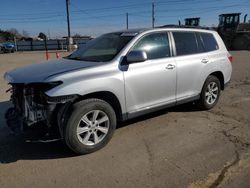 Salvage cars for sale at Nampa, ID auction: 2012 Toyota Highlander Base