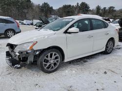 Salvage cars for sale from Copart Mendon, MA: 2013 Nissan Sentra S