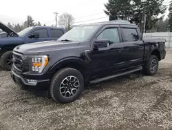 Salvage cars for sale at Graham, WA auction: 2023 Ford F150 Supercrew