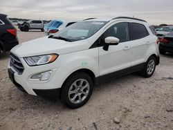 Salvage cars for sale at San Antonio, TX auction: 2020 Ford Ecosport SE