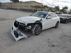 Mercedes-Benz salvage cars for sale: 2016 Mercedes-Benz C 300 4matic