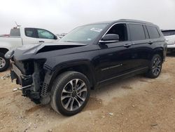 Salvage cars for sale at San Antonio, TX auction: 2021 Jeep Grand Cherokee L Overland