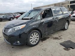 Salvage cars for sale at Fredericksburg, VA auction: 2017 Toyota Sienna XLE