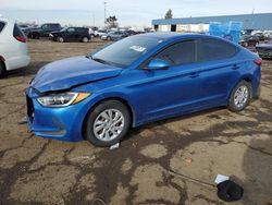 Salvage cars for sale from Copart Woodhaven, MI: 2017 Hyundai Elantra SE