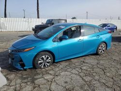 Salvage cars for sale at Van Nuys, CA auction: 2017 Toyota Prius Prime