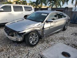 Salvage cars for sale at Opa Locka, FL auction: 2018 Honda Accord LX