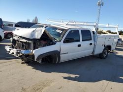 Salvage trucks for sale at Hayward, CA auction: 2005 GMC Sierra C2500 Heavy Duty