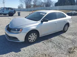 2016 Volkswagen Jetta S en venta en Gastonia, NC