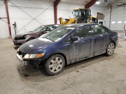 Honda salvage cars for sale: 2008 Honda Civic LX