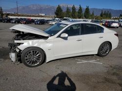 Salvage cars for sale at Rancho Cucamonga, CA auction: 2019 Infiniti Q50 Luxe