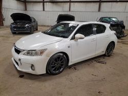 Salvage cars for sale at Lansing, MI auction: 2012 Lexus CT 200