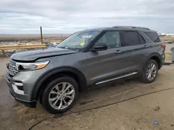 Salvage cars for sale at Albuquerque, NM auction: 2023 Ford Explorer Limited