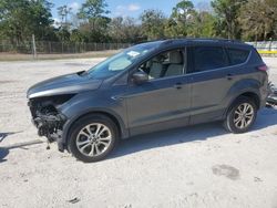 Salvage cars for sale at Fort Pierce, FL auction: 2017 Ford Escape SE