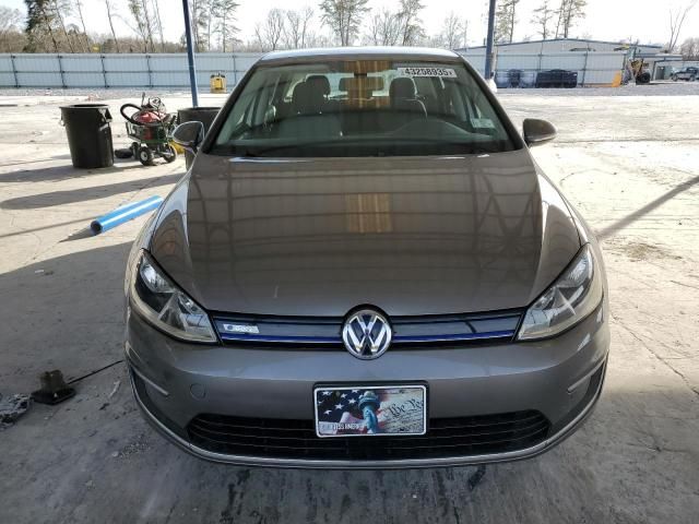 2016 Volkswagen E-GOLF SE